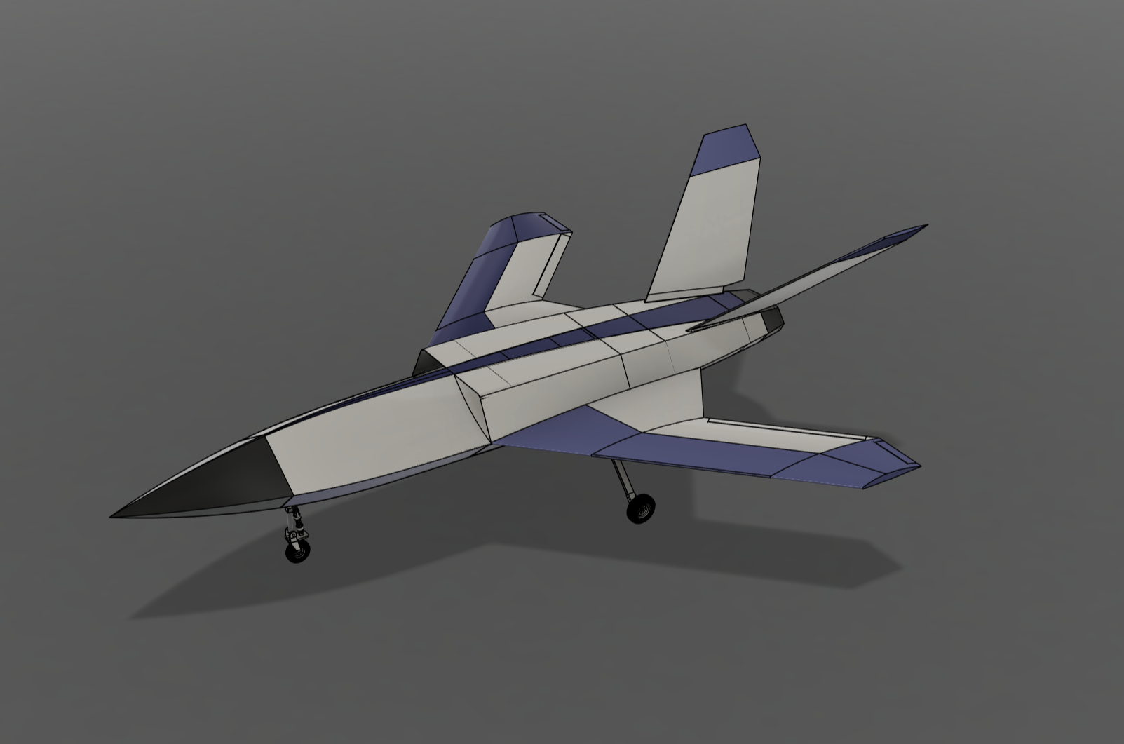 Fixed-wing UAV - sectional view